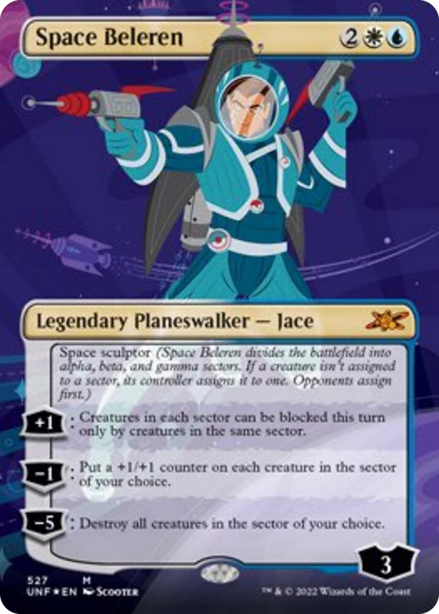0527 Space Beleren (Borderless) (Galaxy Foil) M Unfinity