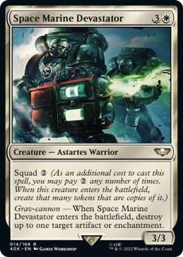 0014 Space Marine Devastator R Universes Beyond: Warhammer 40,000
