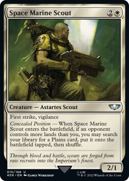 0015 Space Marine Scout U Universes Beyond: Warhammer 40,000