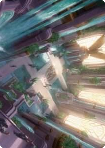 0036 Spara's Headquarters Art Card S Art Series: Streets of New Capenna