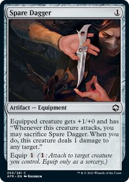 0250 Spare Dagger C Adventures in the Forgotten Realms