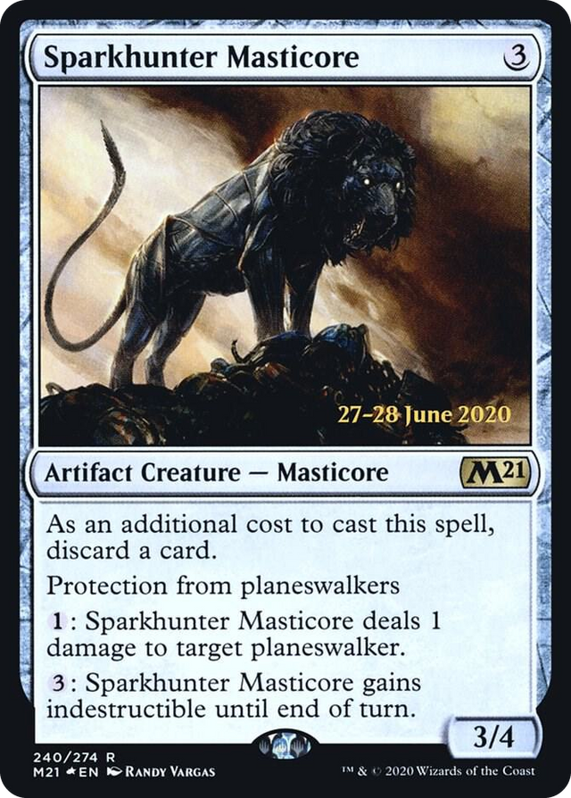 0240 Sparkhunter Masticore R Prerelease Cards