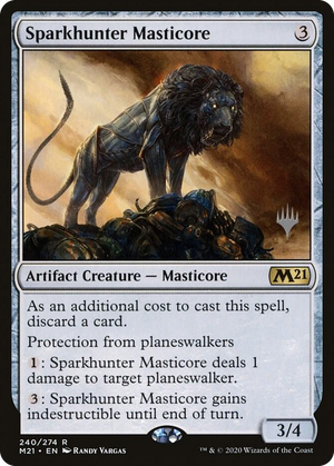 0240 Sparkhunter Masticore R Promo Pack: Core Set 2021