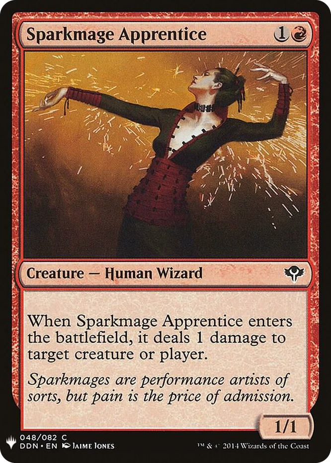 0048 Sparkmage Apprentice C The List Reprints
