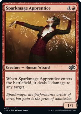 Sparkmage Apprentice #603 C - Jumpstart 2022 Pokemon card