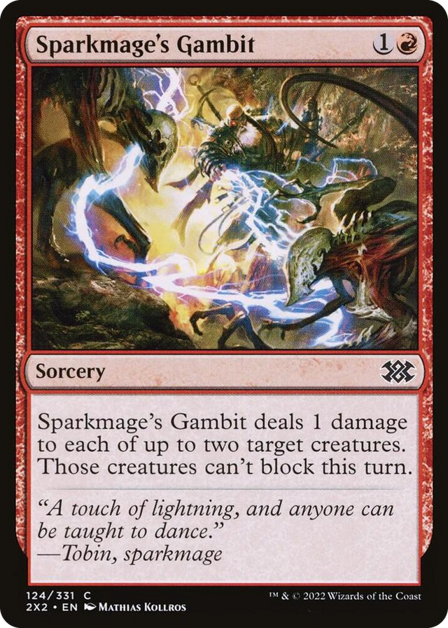 0124 Sparkmage's Gambit C Double Masters 2022
