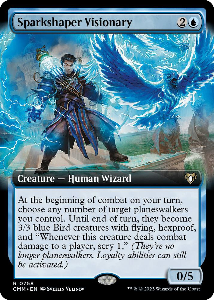 0758 Sparkshaper Visionary (Extended Art) R Commander Masters