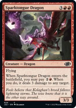 0604 Sparktongue Dragon C Jumpstart 2022