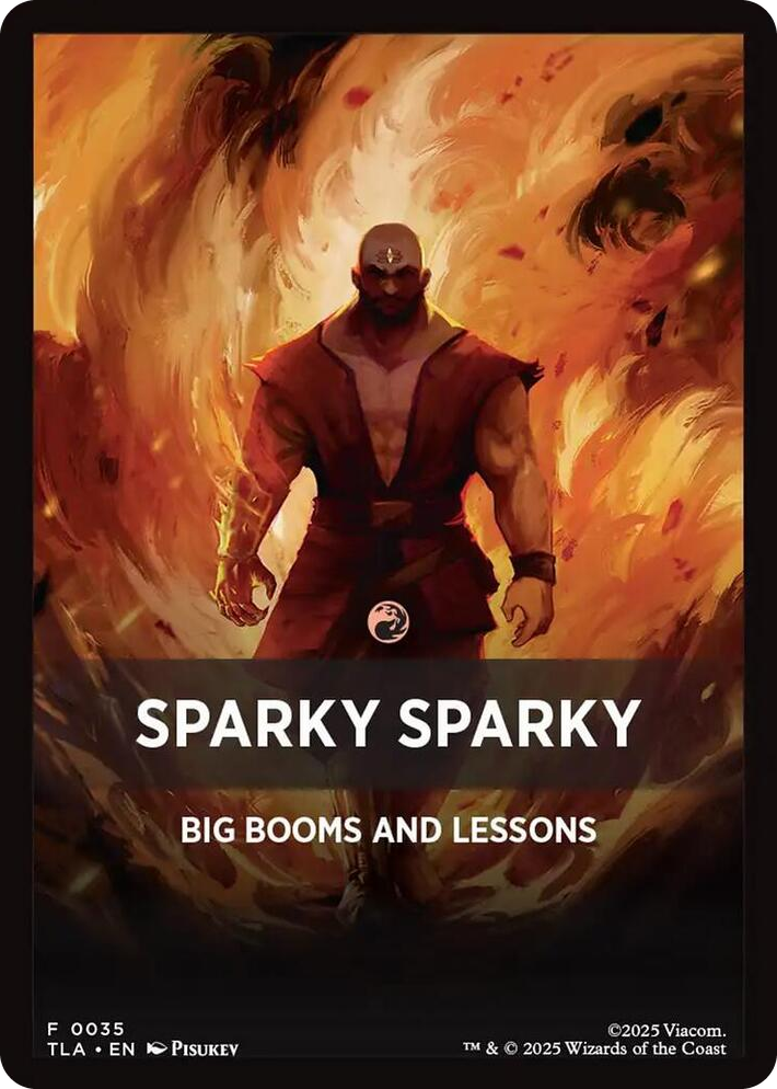 0035 Sparky Sparky Theme Card T The Last Airbender