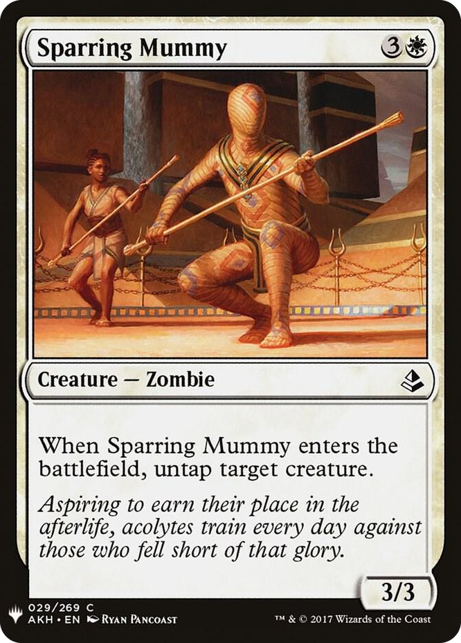 Sparring Mummy #29 C - The List Reprints Pokemon card