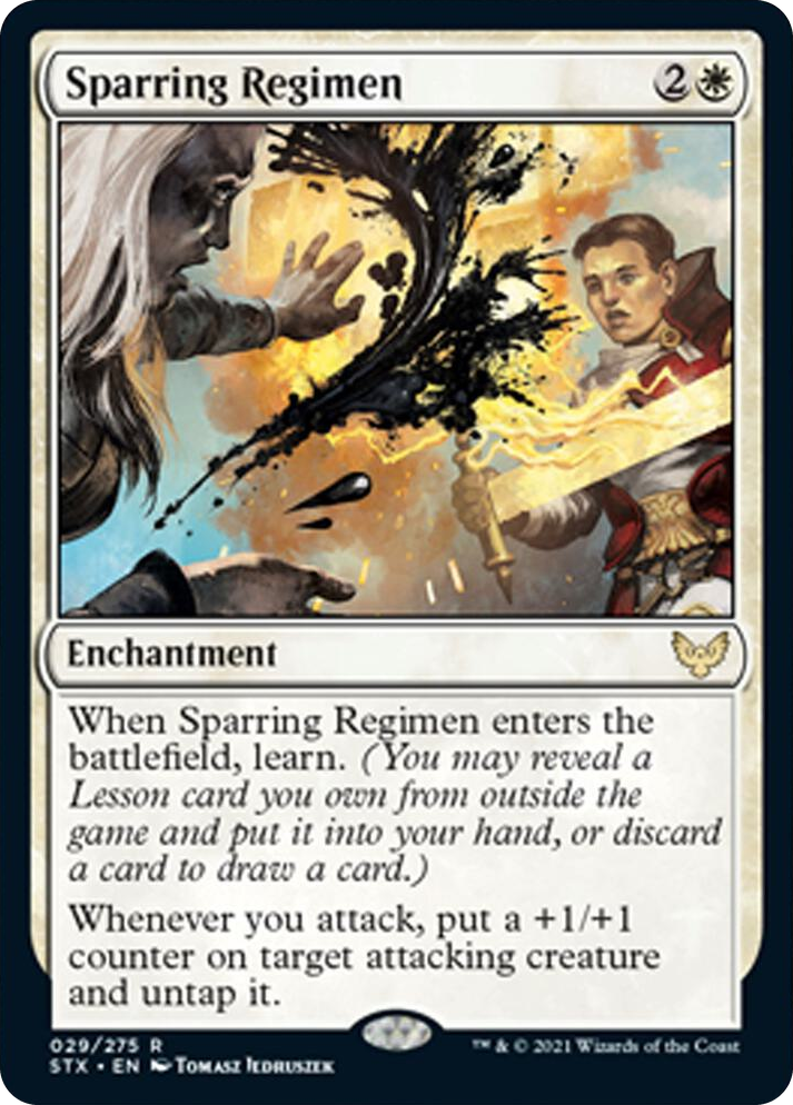 0029 Sparring Regimen R Strixhaven: School of Mages