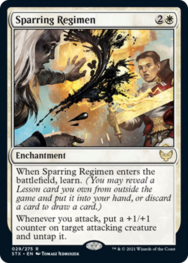 0029 Sparring Regimen R Strixhaven: School of Mages