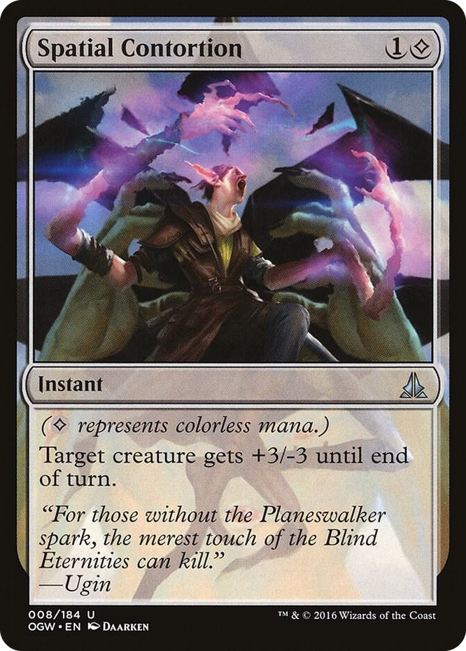 Spatial Contortion #8 U - Oath of the Gatewatch Pokemon card