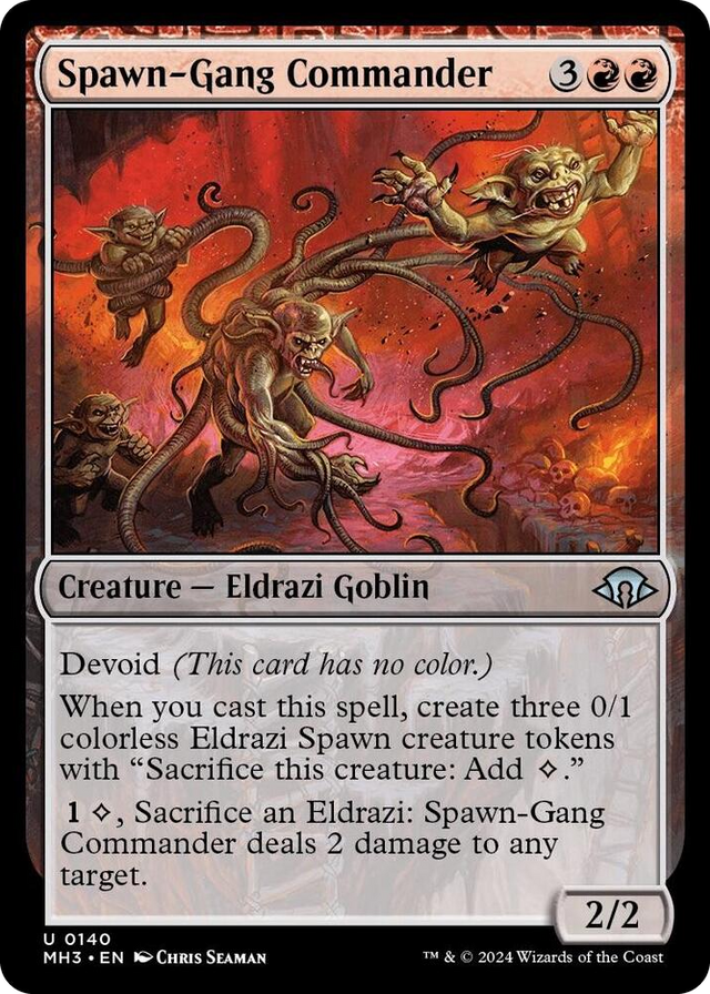 0140 Spawn-Gang Commander U Modern Horizons 3