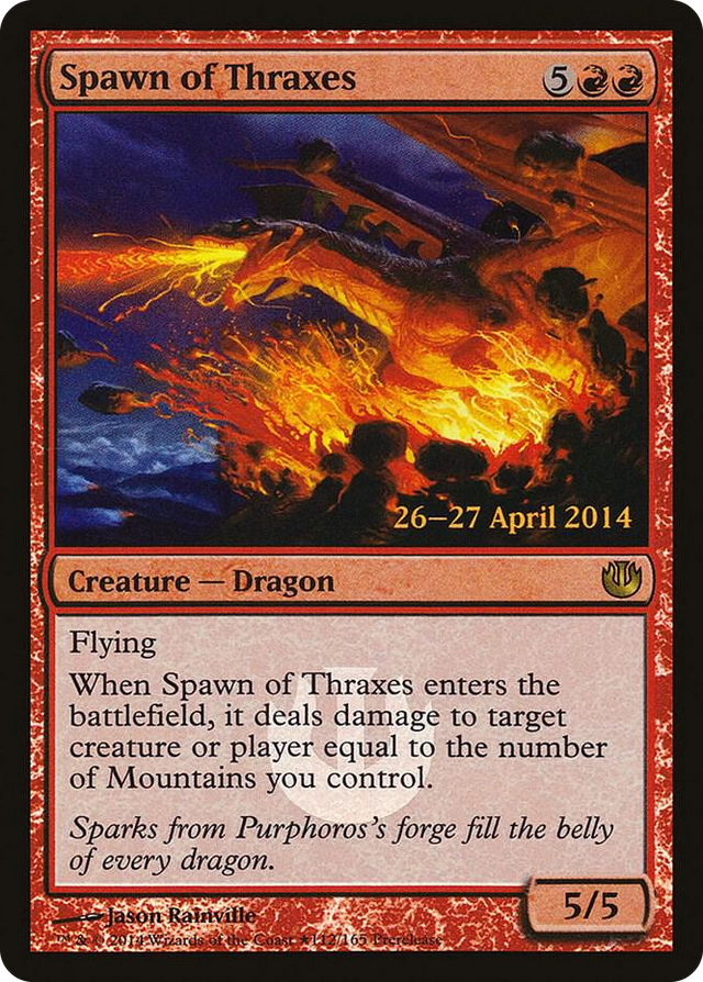 0112 Spawn of Thraxes R Prerelease Cards