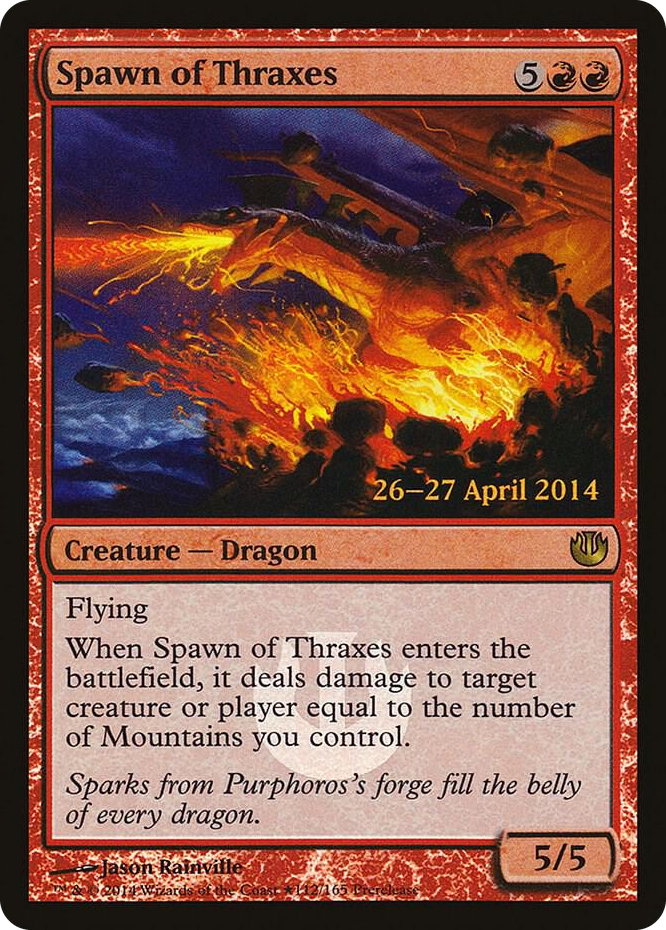 Spawn of Thraxes #112 R - Prerelease Cards Pokemon card