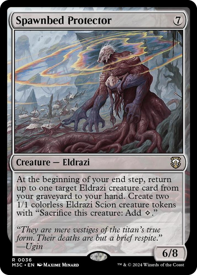0036 Spawnbed Protector (Ripple Foil) R Commander: Modern Horizons 3