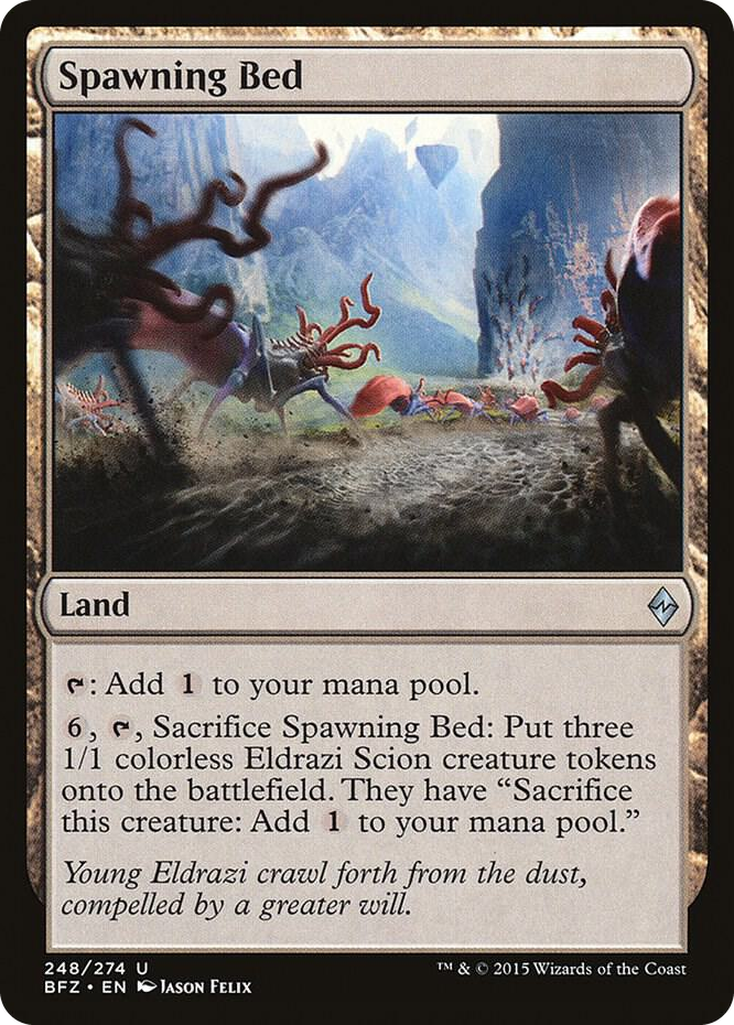 Spawning Bed #248 U - Battle for Zendikar Pokemon card