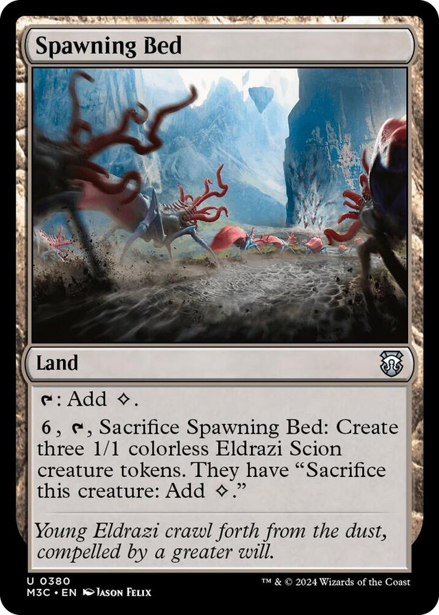 0380 Spawning Bed (Ripple Foil) U Commander: Modern Horizons 3
