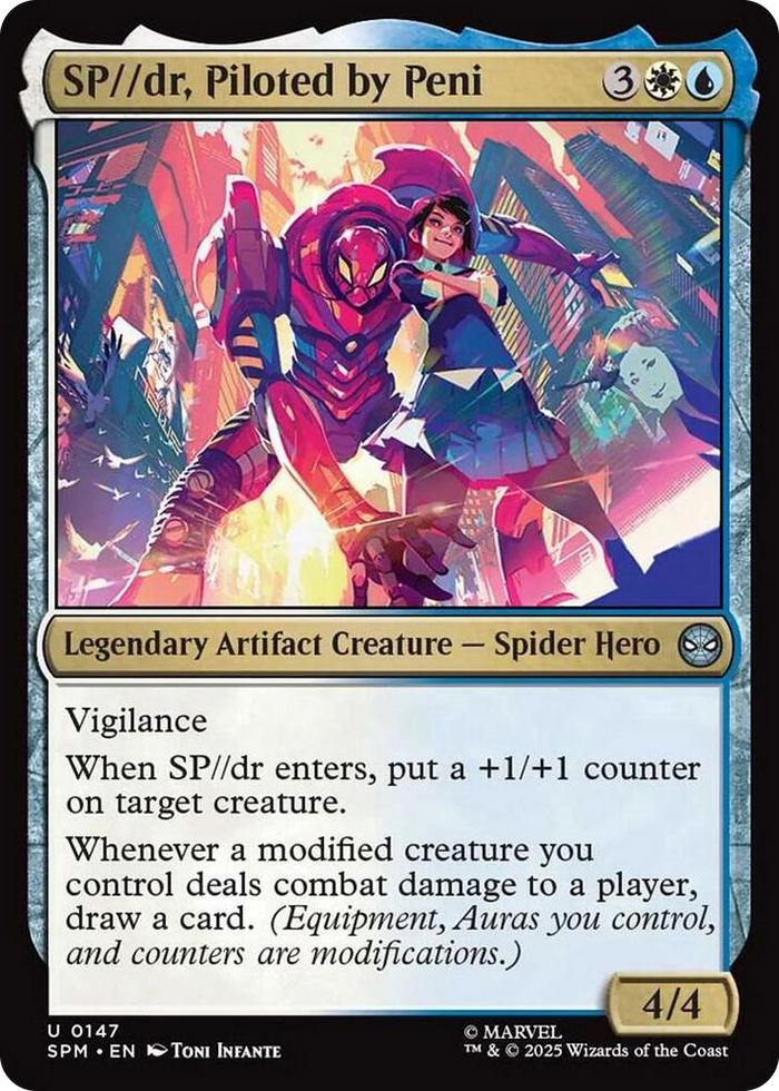 SP//dr, Piloted by Peni #147 U - Marvel's Spider-Man Pokemon card