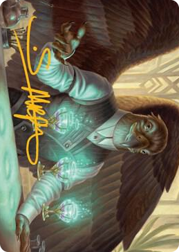0009 Speakeasy Server Art Card (Gold-Stamped Signature) S Art Series: Streets of New Capenna
