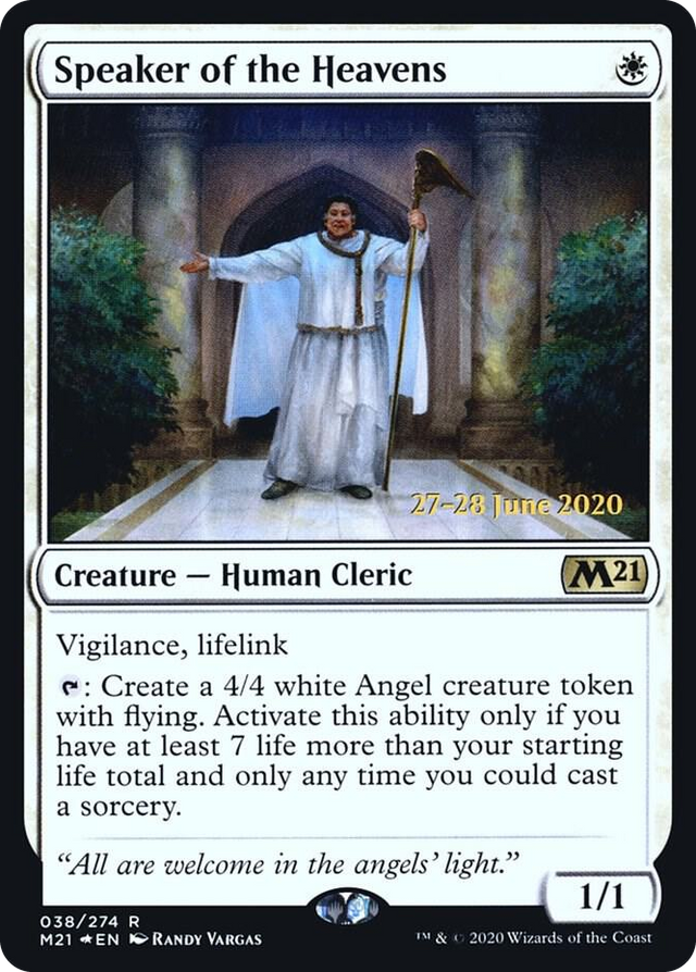 0038 Speaker of the Heavens R Prerelease Cards