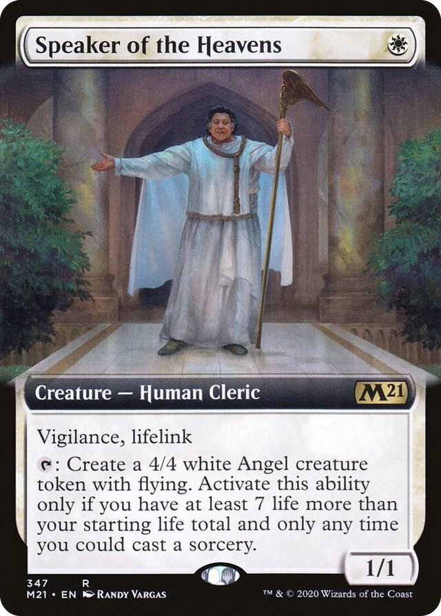 0347 Speaker of the Heavens (Extended Art) R Core Set 2021