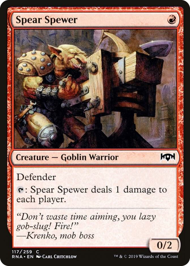 0117 Spear Spewer C Ravnica Allegiance