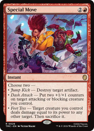 0026 Special Move R Commander: Teenage Mutant Ninja Turtles