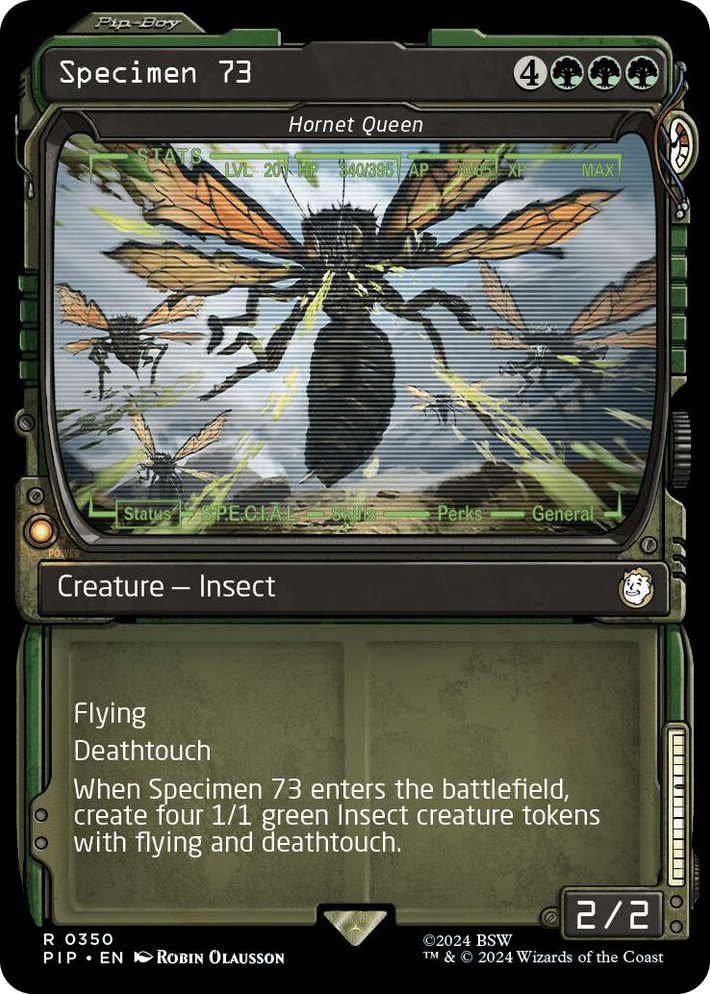 0350 Specimen 73 - Hornet Queen (Showcase) R Universes Beyond: Fallout