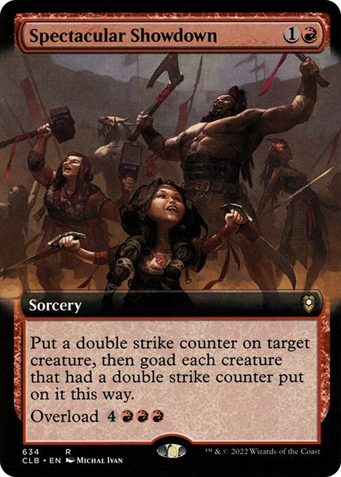 0634 Spectacular Showdown (Extended Art) R Commander Legends: Battle for Baldur's Gate
