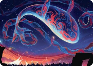 0024 Spectacular Skywhale Art Card S Art Series: Secrets of Strixhaven
