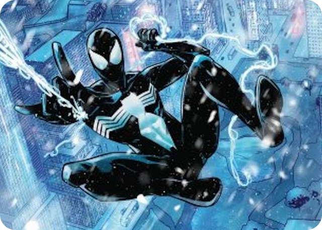 0052 Spectacular Spider-Man (Black) Art Card S Art Series: Marvel's Spider-Man