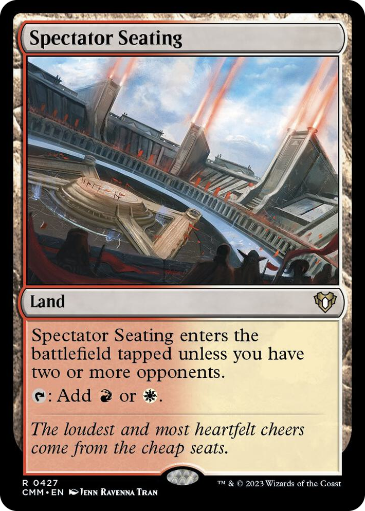 0427 Spectator Seating R Commander Masters