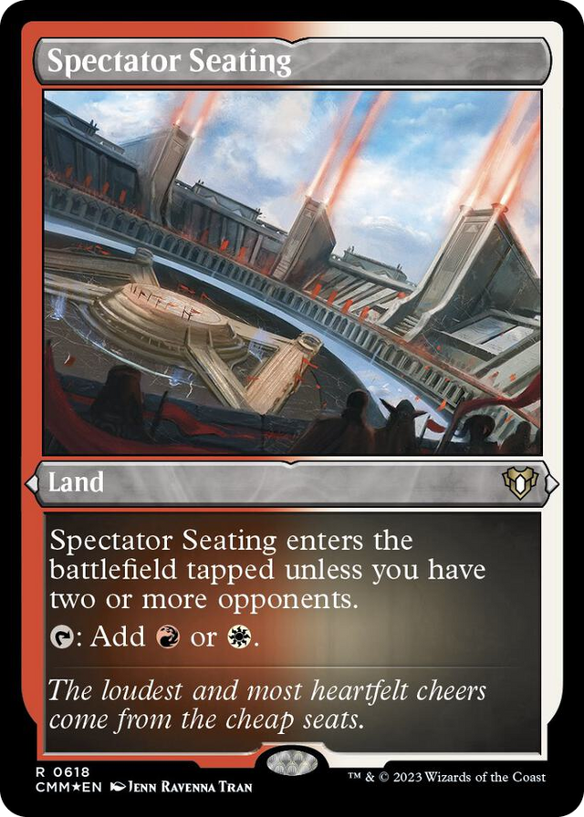 0618 Spectator Seating (Foil Etched) R Commander Masters