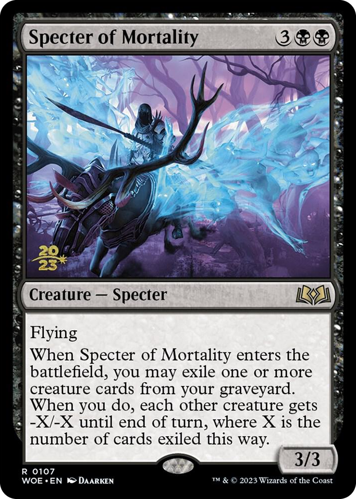 0107 Specter of Mortality R Prerelease Cards