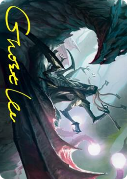 0011 Specter of the Fens Art Card (Gold-Stamped Signature) S Art Series: Strixhaven