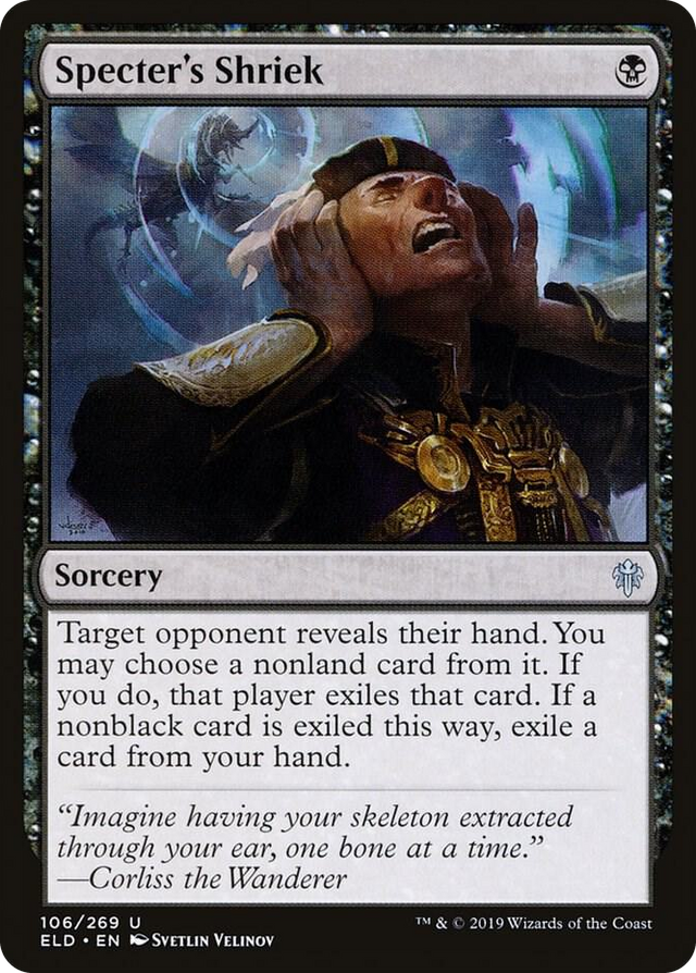 0106 Specter's Shriek U Throne of Eldraine