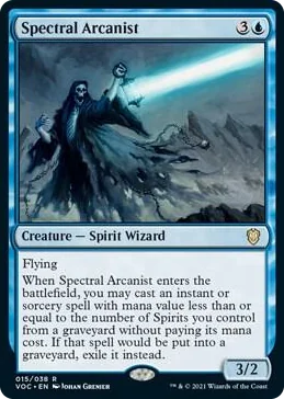 0015 Spectral Arcanist R Commander: Innistrad: Crimson Vow