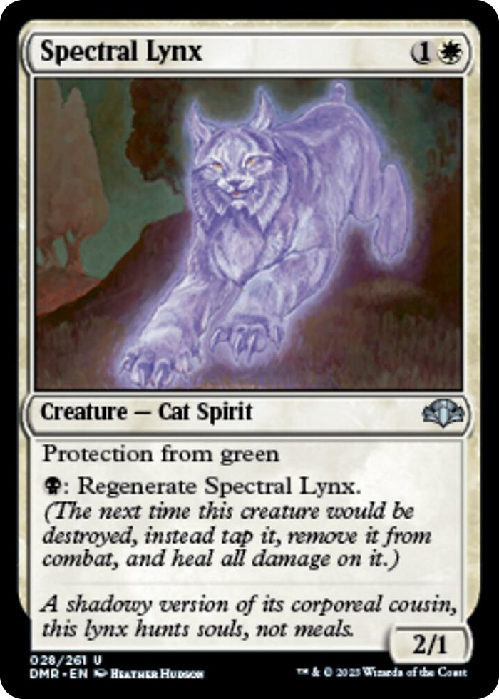 Spectral Lynx #28 U - Dominaria Remastered Pokemon card