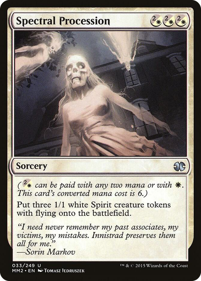 0033 Spectral Procession U Modern Masters 2015