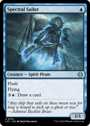 0172 Spectral Sailor U Commander: The Lost Caverns of Ixalan
