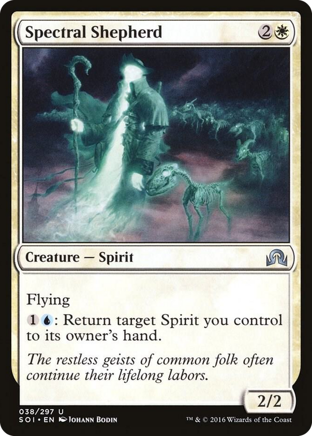 0038 Spectral Shepherd U Shadows over Innistrad
