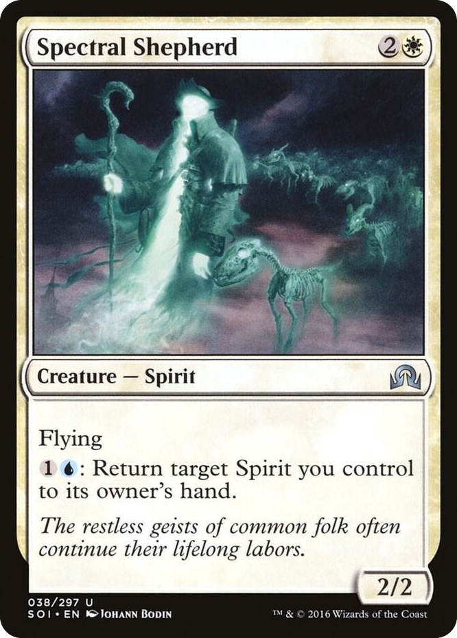 Spectral Shepherd #38 U - Shadows over Innistrad Pokemon card