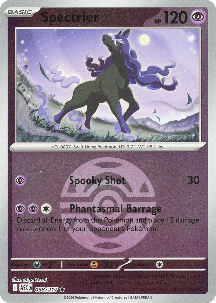 0098 Spectrier (Dusk Ball) Rare Ascended Heroes
