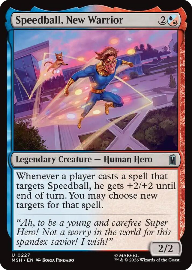 0227 Speedball, New Warrior U Marvel Super Heroes