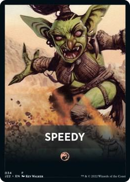 Speedy Theme Card #34 T - Jumpstart 2022 Pokemon card