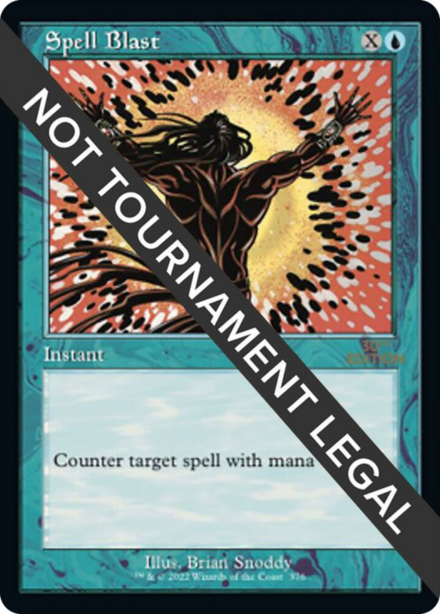 0376 Spell Blast (Retro Frame) C 30th Anniversary Edition