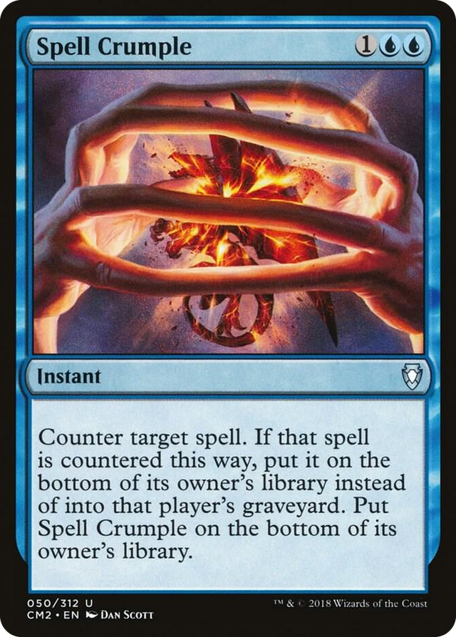 0050 Spell Crumple U Commander Anthology Volume II