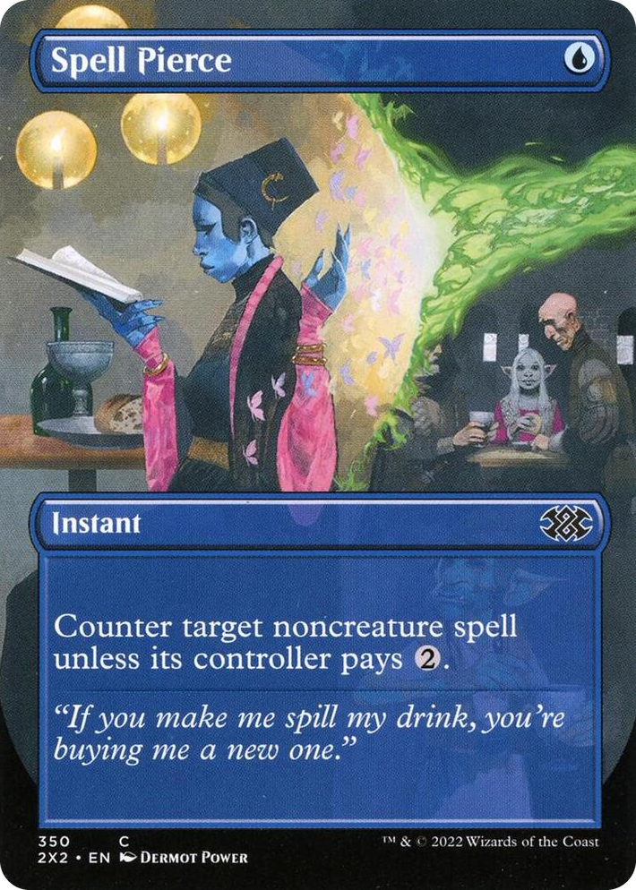 0350 Spell Pierce (Borderless) C Double Masters 2022
